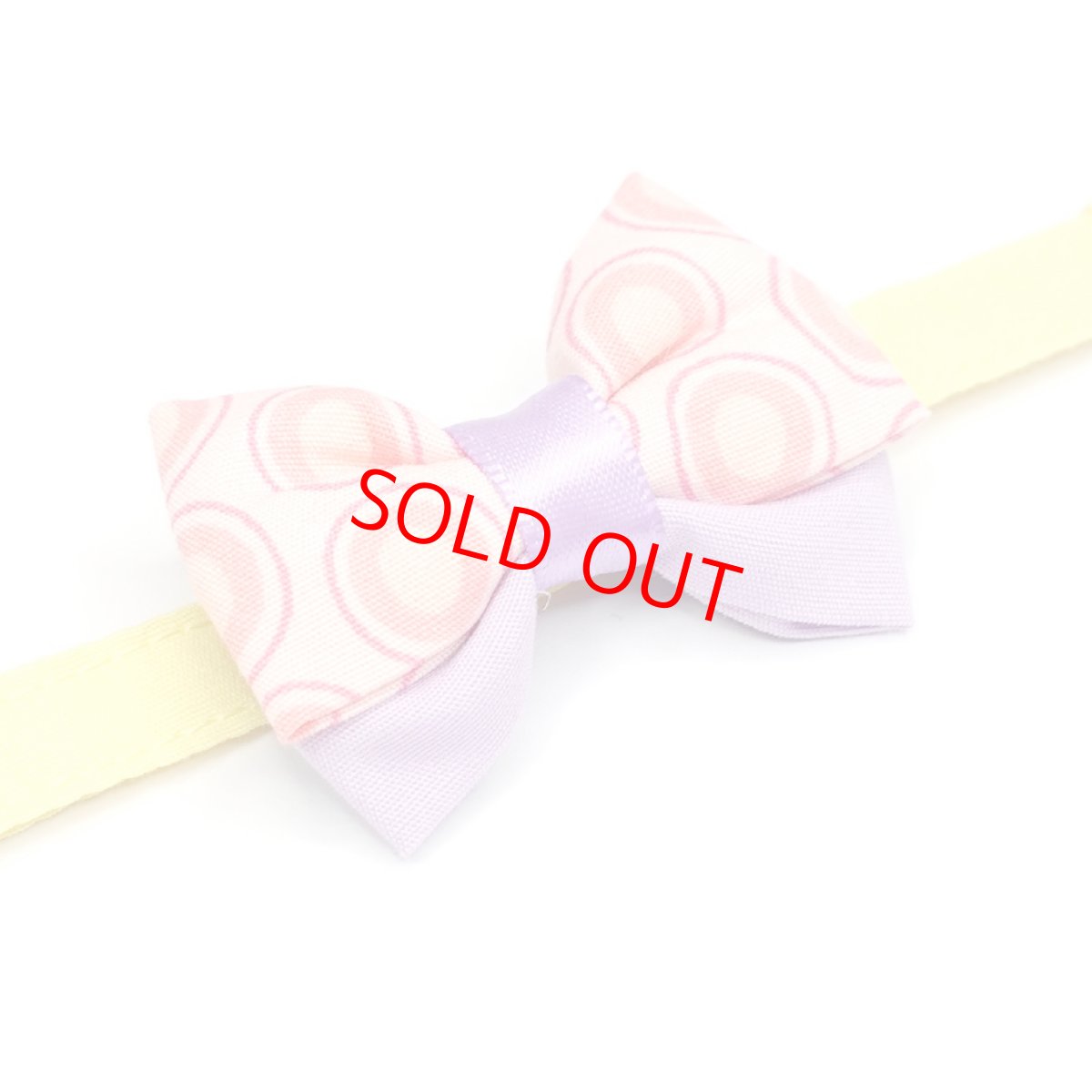 画像11: IRODORI・猫首輪・シンプル猫首輪/イエロー無地（リボン等の飾りパーツは別売りです） (11)