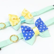 画像18: IRODORI・猫首輪・シンプル猫首輪/ミントグリーン無地（リボン等の飾りパーツは別売りです） (18)