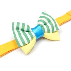 画像13: IRODORI・猫首輪・シンプル猫首輪/山吹色無地（リボン等の飾りパーツは別売りです） (13)