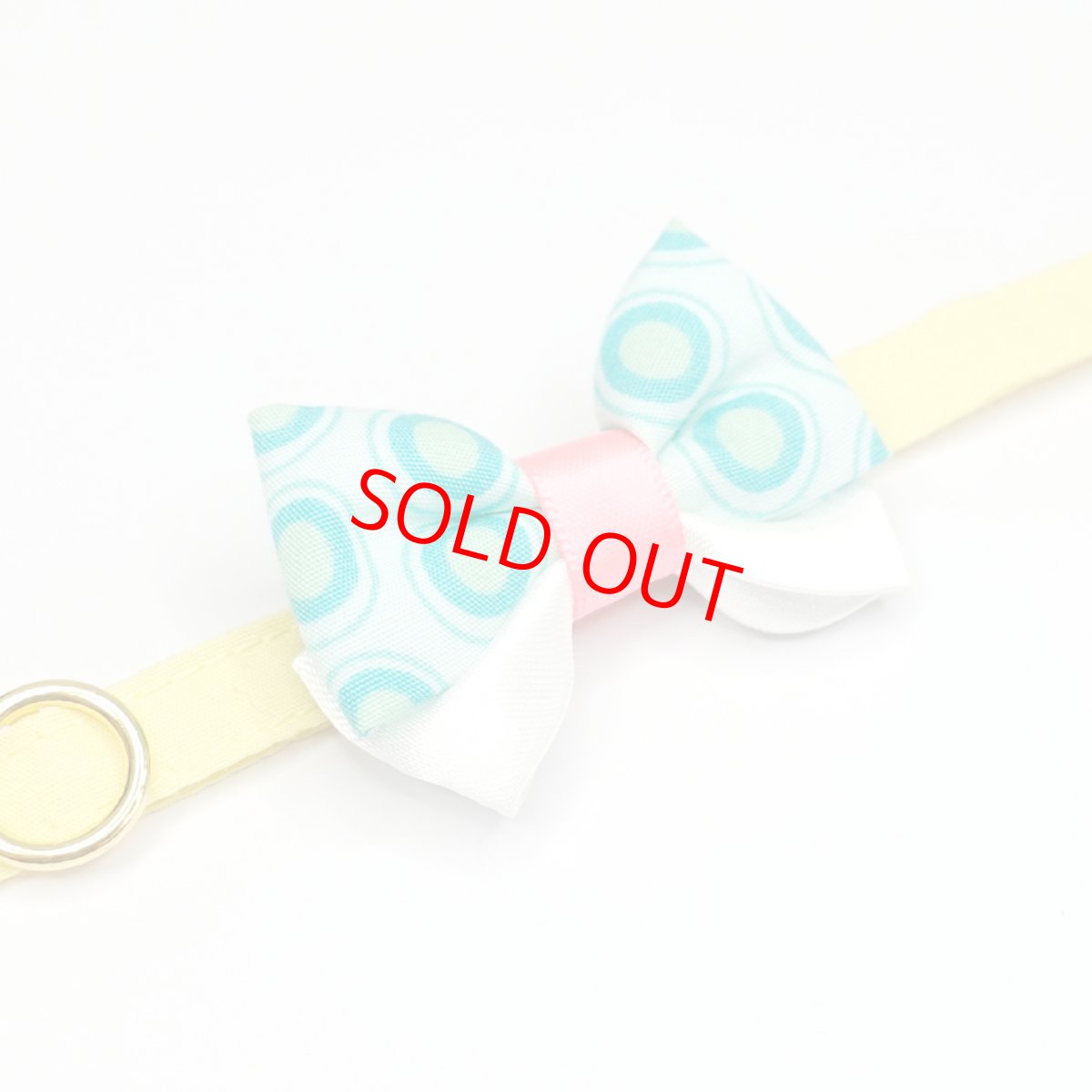 画像9: IRODORI・猫首輪・シンプル猫首輪/イエロー無地（リボン等の飾りパーツは別売りです） (9)