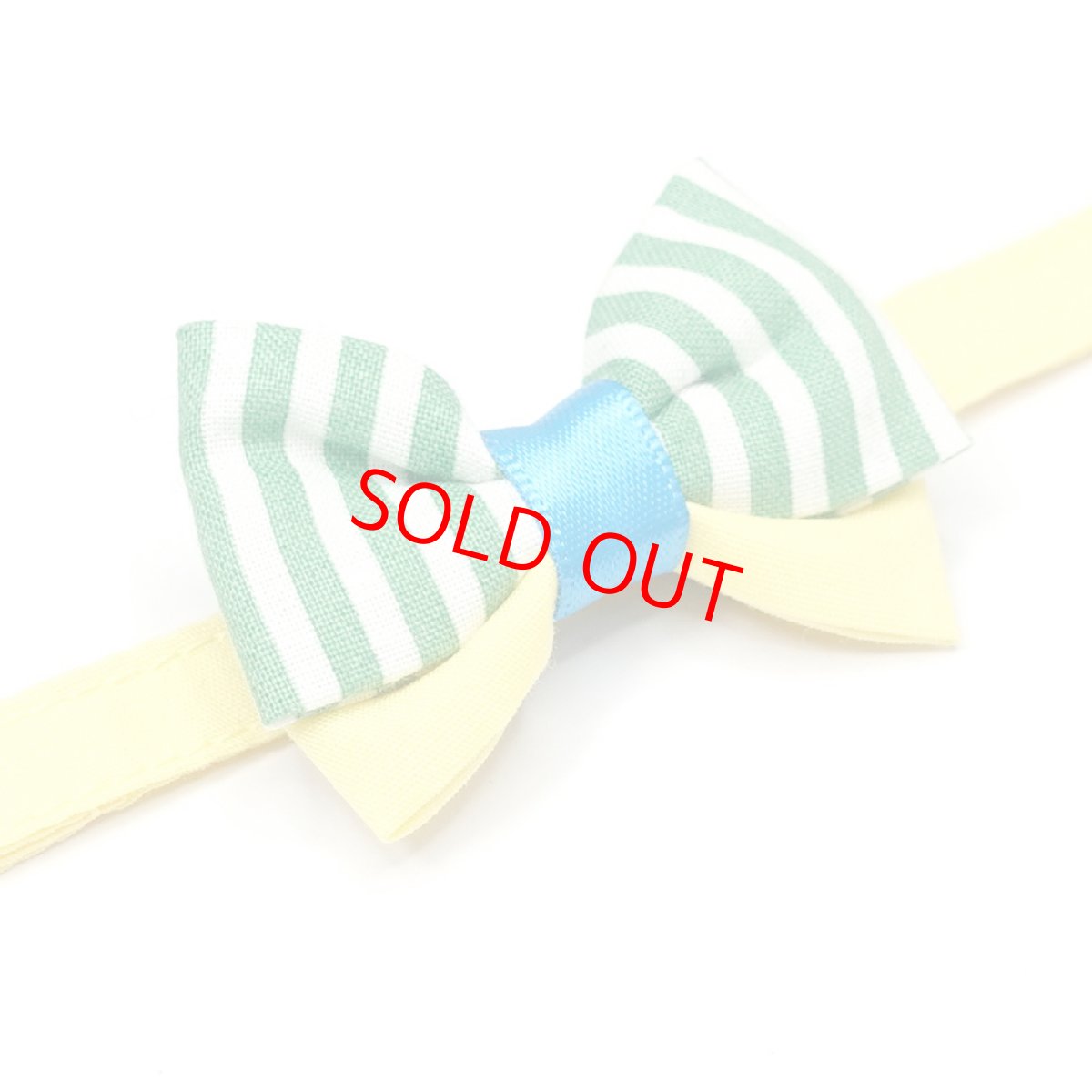 画像20: IRODORI・猫首輪・シンプル猫首輪/イエロー無地（リボン等の飾りパーツは別売りです） (20)