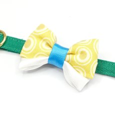 画像6: IRODORI・猫首輪・シンプル猫首輪/グリーン無地（リボン等の飾りパーツは別売りです） (6)