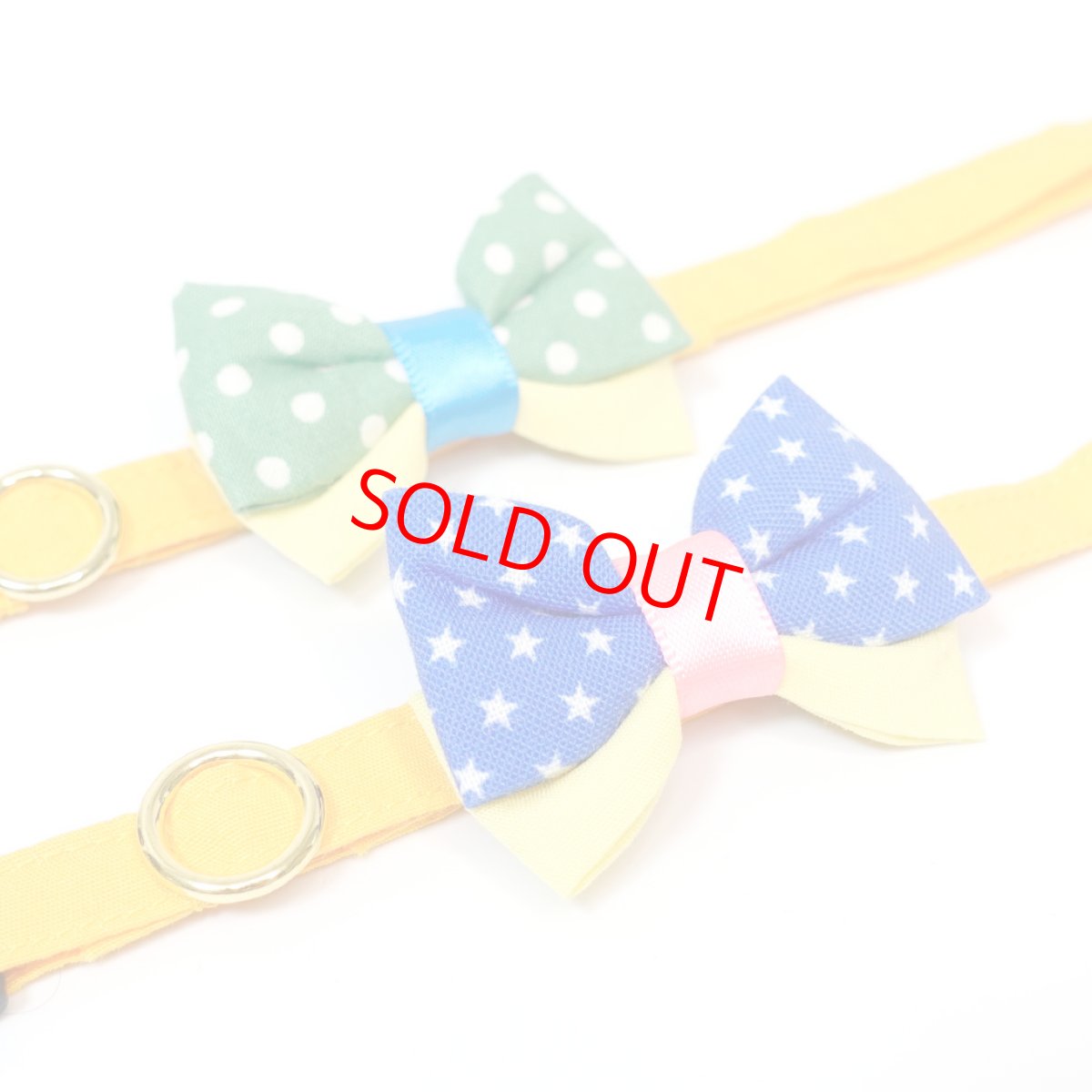 画像10: IRODORI・リボン/セレクトパーツ/グリーンドット（首輪は別売りです） (10)