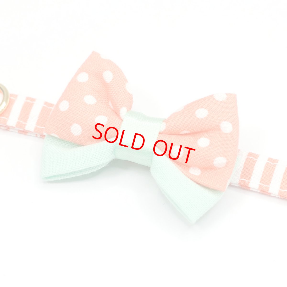 画像8: IRODORI・リボン/セレクトパーツ/オレンジドット（首輪は別売りです） (8)