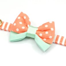 画像8: IRODORI・リボン/セレクトパーツ/オレンジドット（首輪は別売りです） (8)