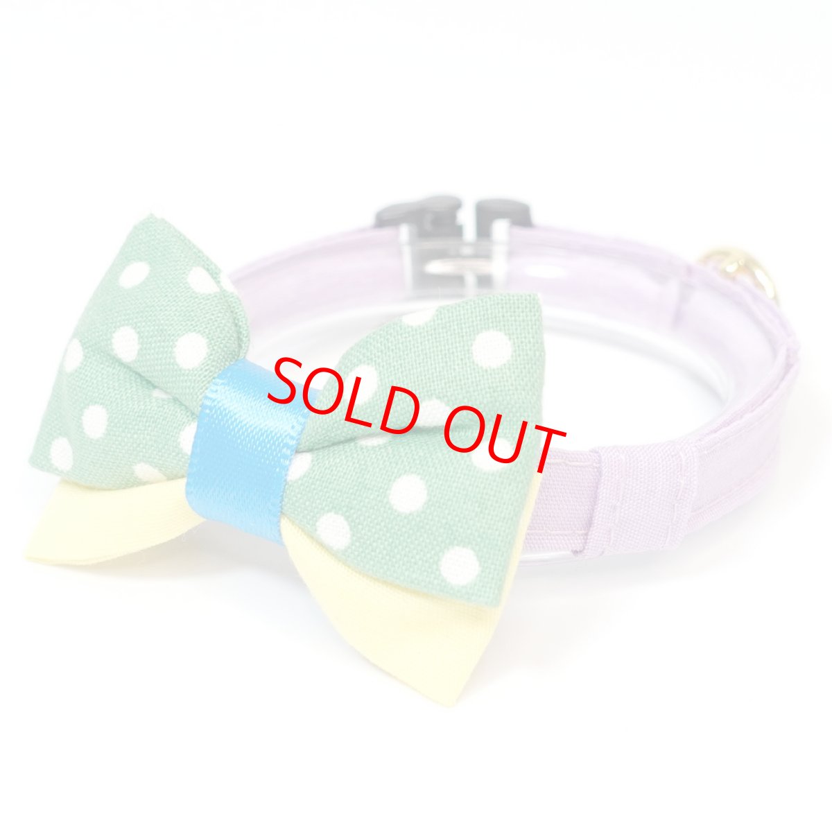 画像11: IRODORI・リボン/セレクトパーツ/グリーンドット（首輪は別売りです） (11)