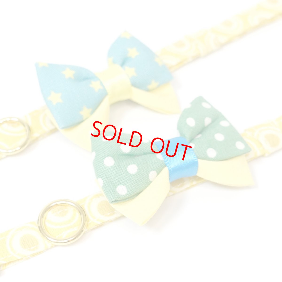 画像14: IRODORI・リボン/セレクトパーツ/グリーンドット（首輪は別売りです） (14)