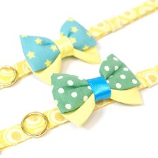 画像14: IRODORI・リボン/セレクトパーツ/グリーンドット（首輪は別売りです） (14)