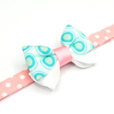 画像5: IRODORI・猫首輪・シンプル猫首輪/ピンクドット柄（リボン等の飾りパーツは別売りです） (5)