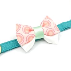 画像8: IRODORI・猫首輪・シンプル猫首輪/ブルーグリーン無地（リボン等の飾りパーツは別売りです） (8)