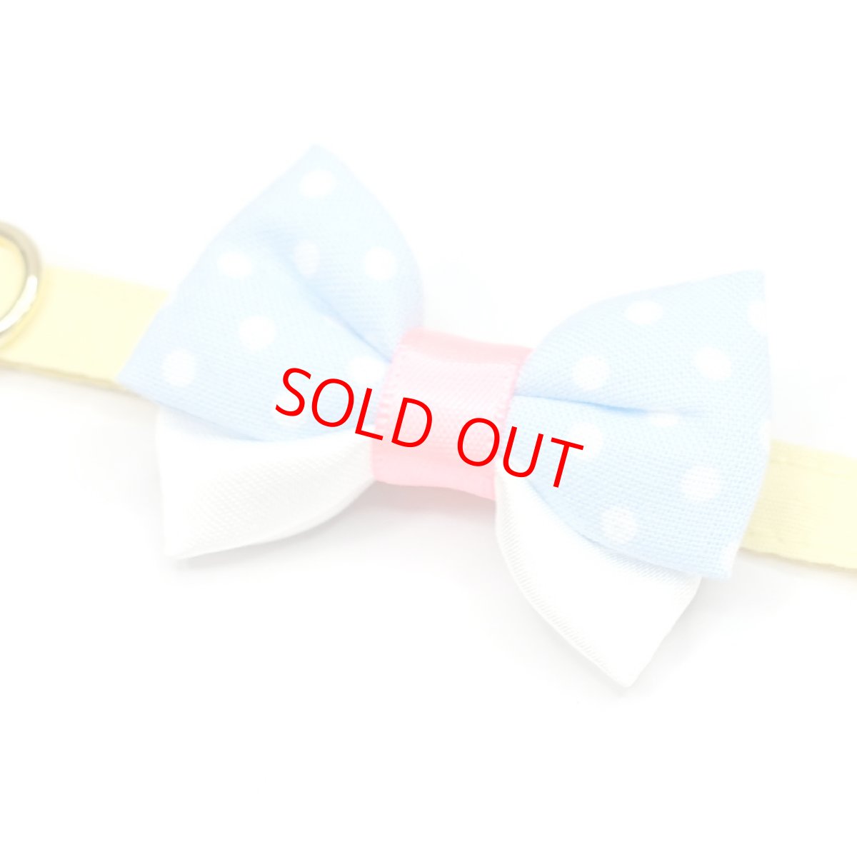 画像17: IRODORI・猫首輪・シンプル猫首輪/イエロー無地（リボン等の飾りパーツは別売りです） (17)