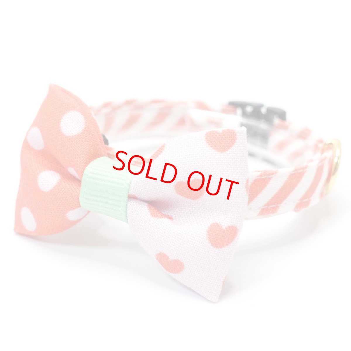 画像1: スイーツみたいに可愛い猫用首輪 ― Nonbillie 夢みるパティシエシリーズ （E柄） (1)