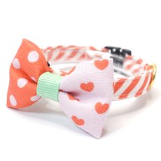 画像1: スイーツみたいに可愛い猫用首輪 ― Nonbillie 夢みるパティシエシリーズ （E柄） (1)