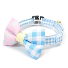 画像1: スイーツみたいに可愛い猫用首輪 ― Nonbillie 夢みるパティシエシリーズ （A柄） (1)