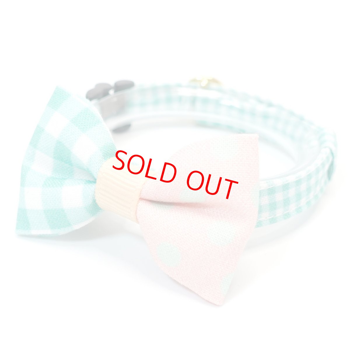 画像1: スイーツみたいに可愛い猫用首輪 ― Nonbillie 夢みるパティシエシリーズ （B柄） (1)