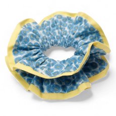 画像1: レディースシュシュ・LIBERTYファブリック（Xanthe Sunbeam ザンジー・サンビーム）水色 (1)