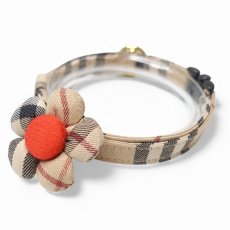 画像4: クラシカル・ノバチェック・リボン首輪×2カラー展開 (4)