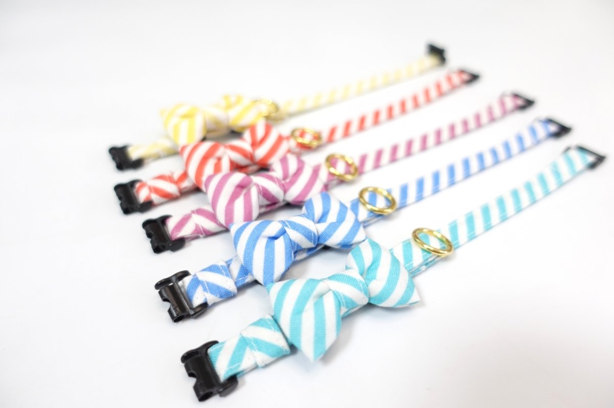 画像7: 子猫用・スイーツみたいに可愛い猫用首輪 ― Nonbillie 夢みるパティシエシリーズ 　第２弾　キャンディポップ　５カラー展開 (7)