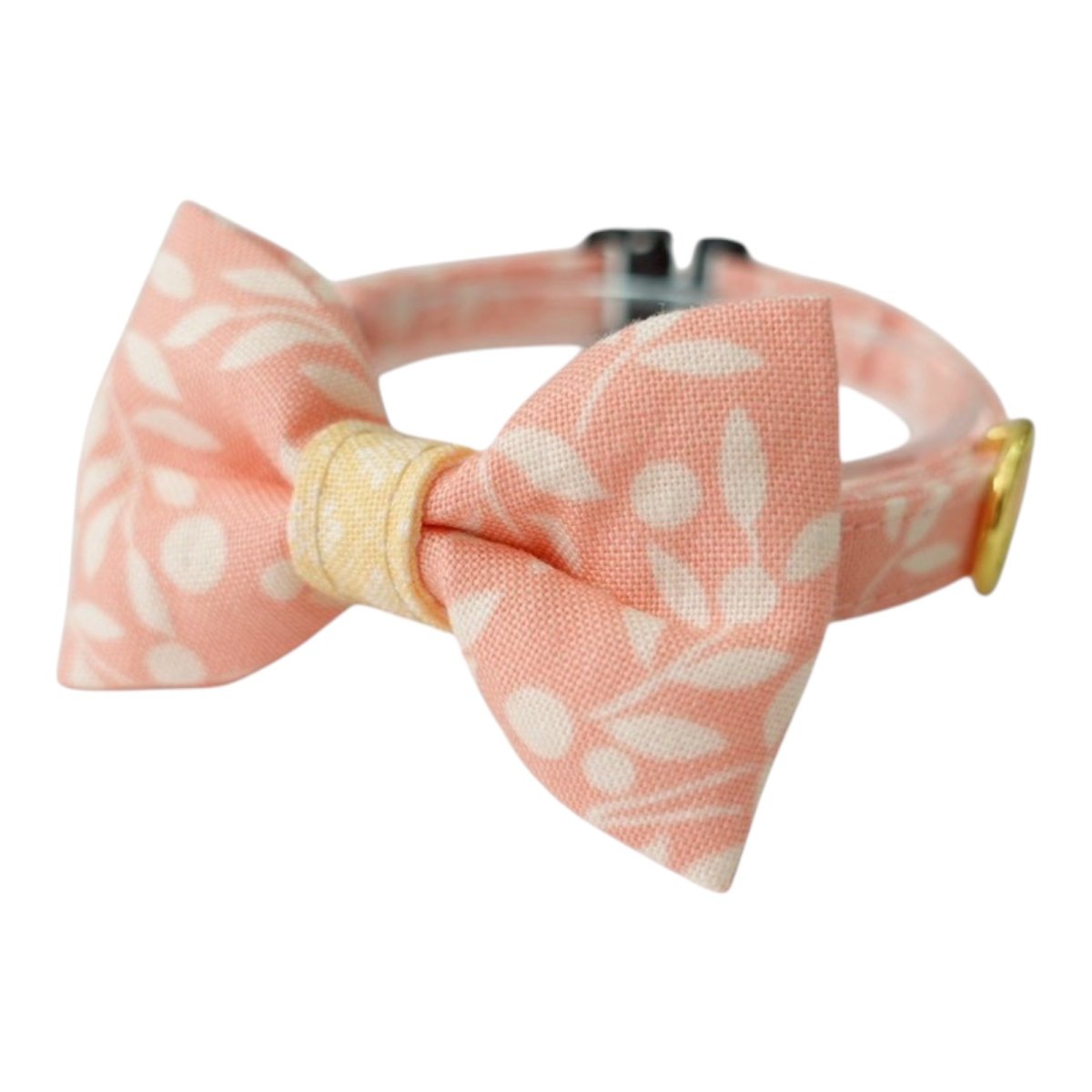 画像1: 《きらめく春の訪れコレクション》リボンタイプの猫首輪（D柄） (1)