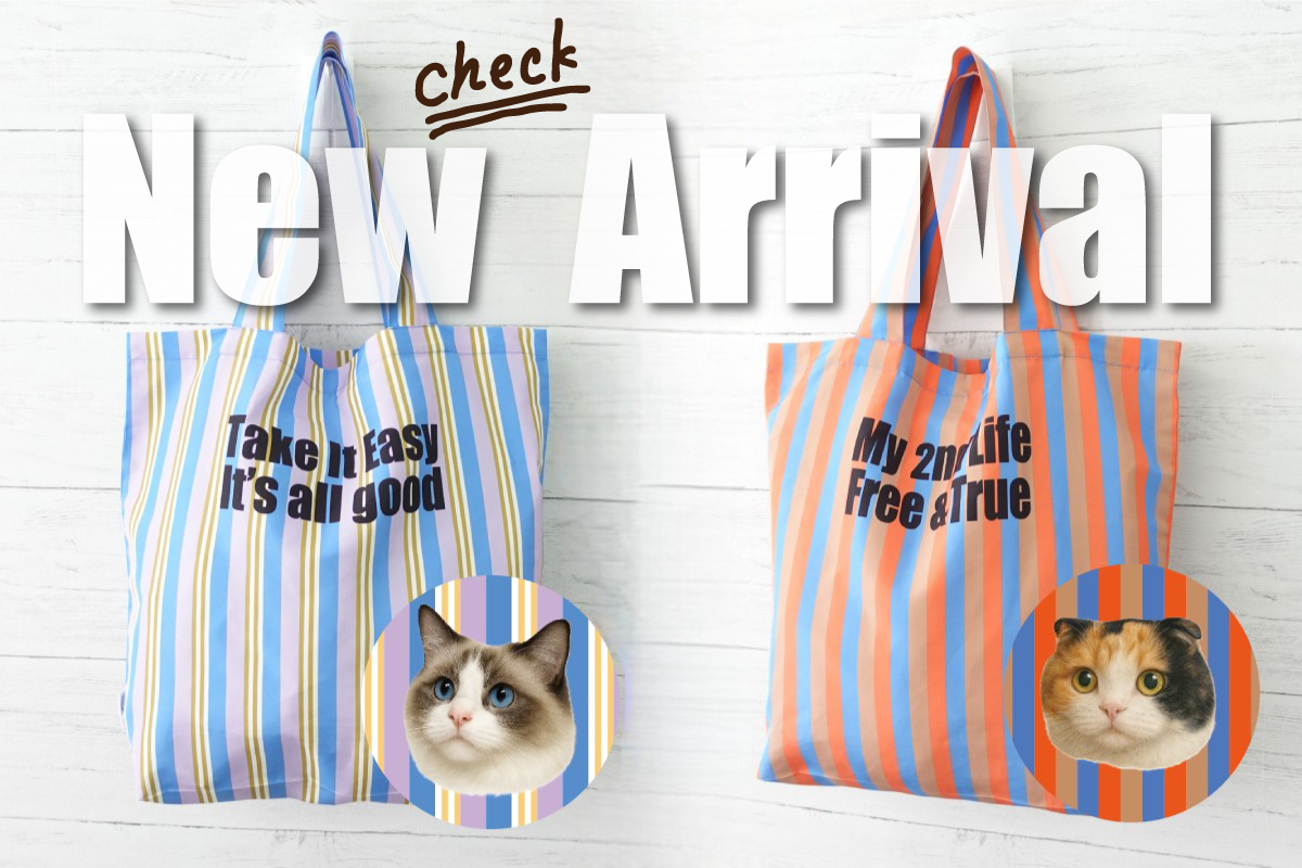 待望のニューカラー・オリジナルエコバッグ